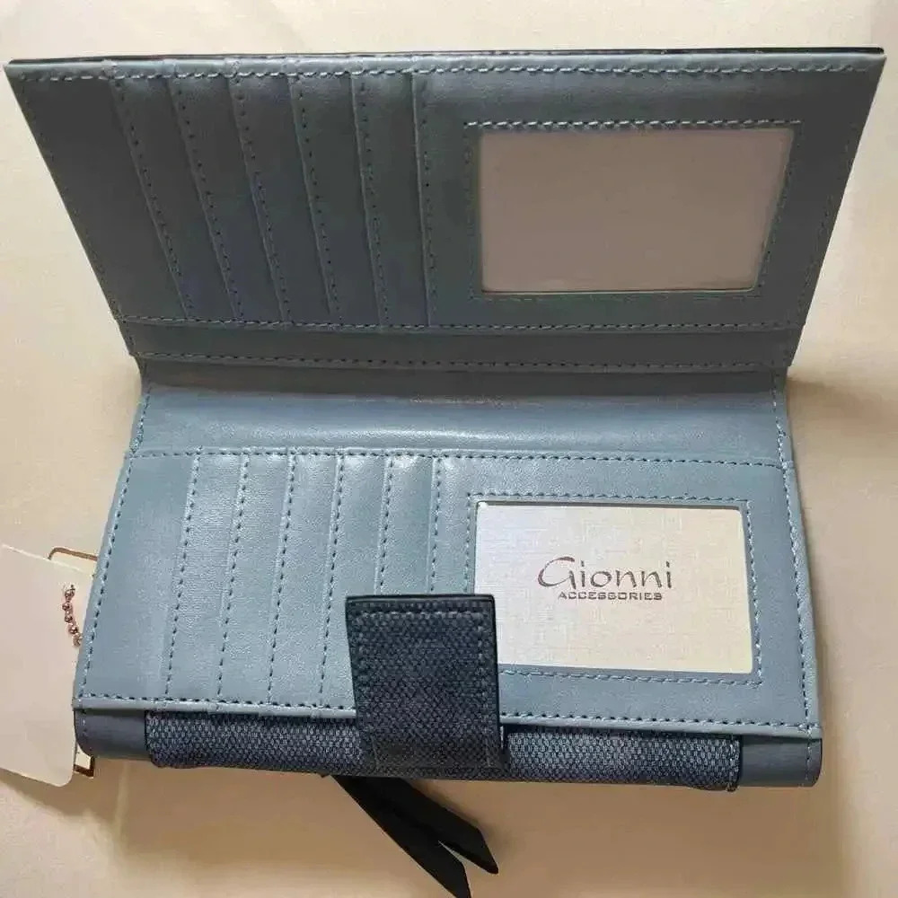 RDIF Wallet NEW with Tags by Gionni "Lola Purse" Blue